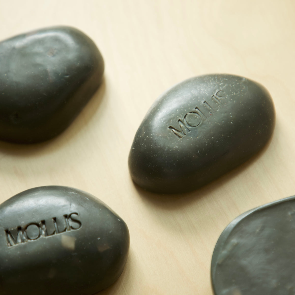 Pebble Soap |  Oudh Charcoal