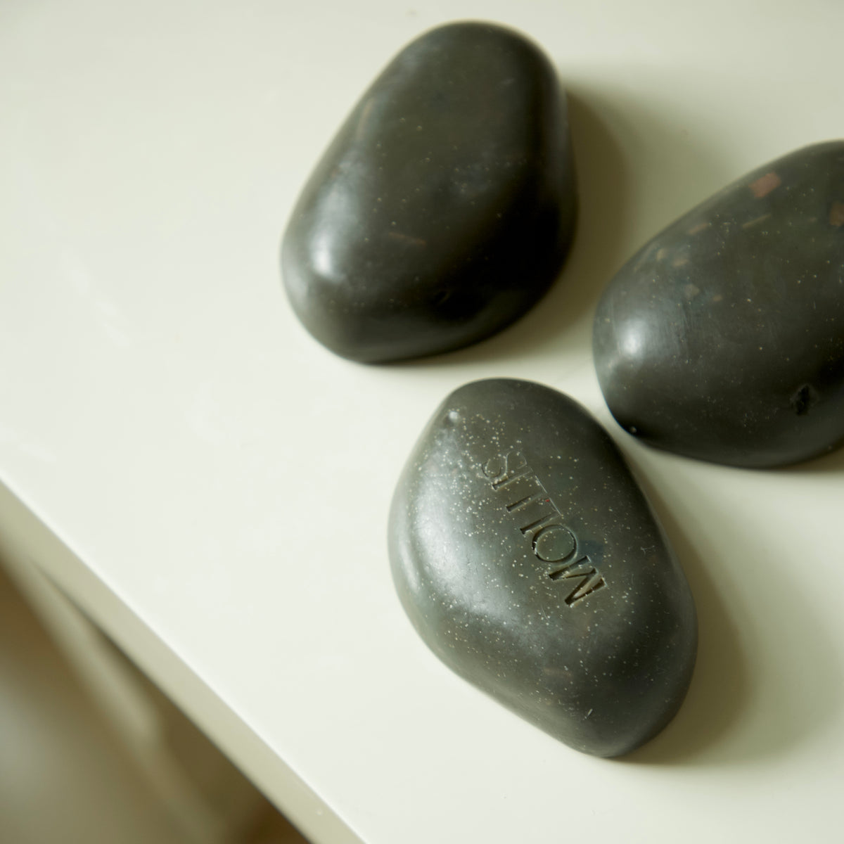 Pebble Soap |  Oudh Charcoal