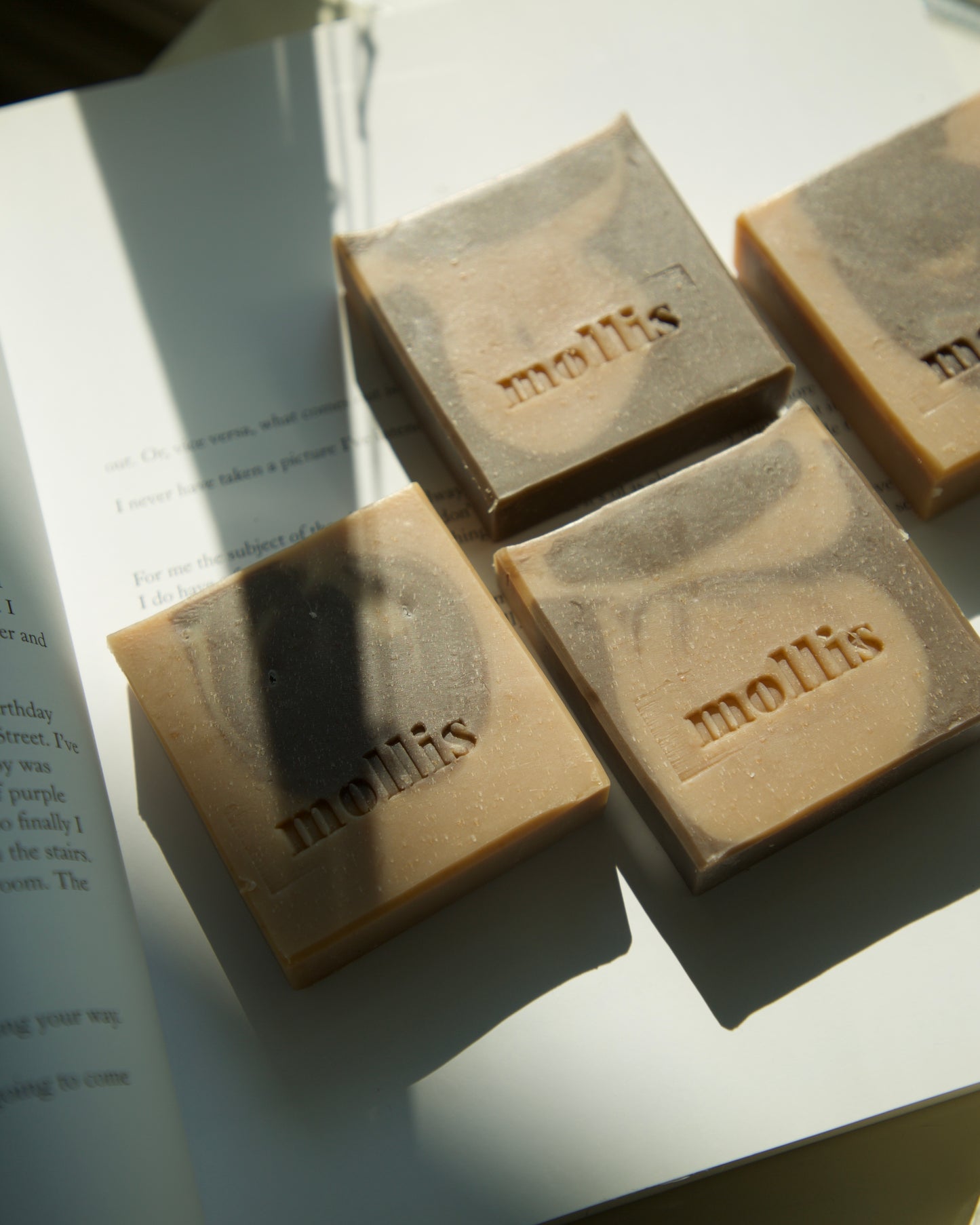 Mollis Milano Morning soap — ground coffee exfoliating vegan soap bar India