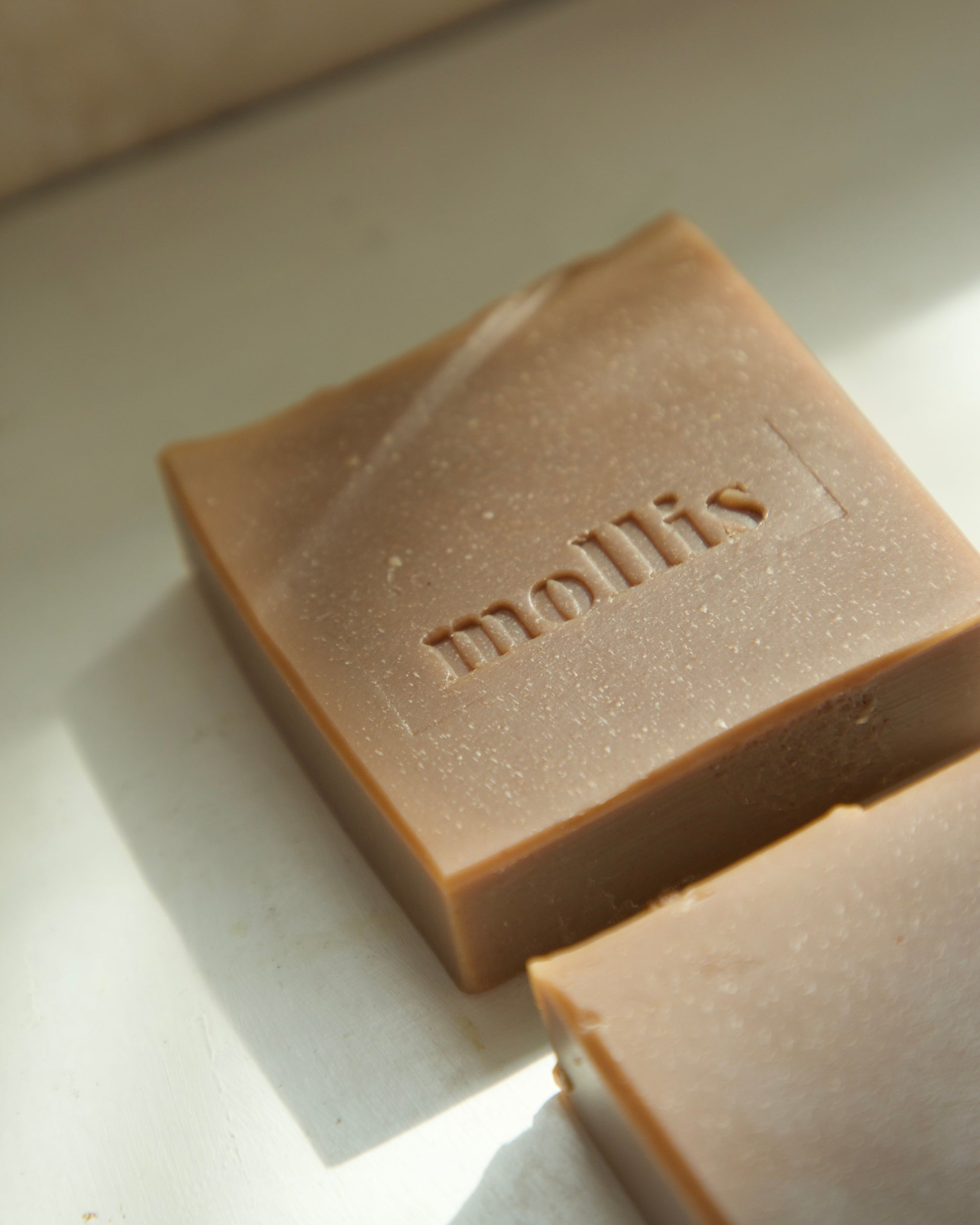 Milano Morning handmade soap by Mollis India — SLS free paraben free natural coffee soap
